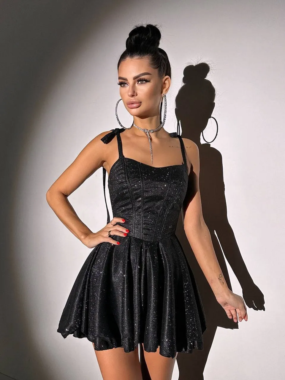 Black mini dress “Scarlette”