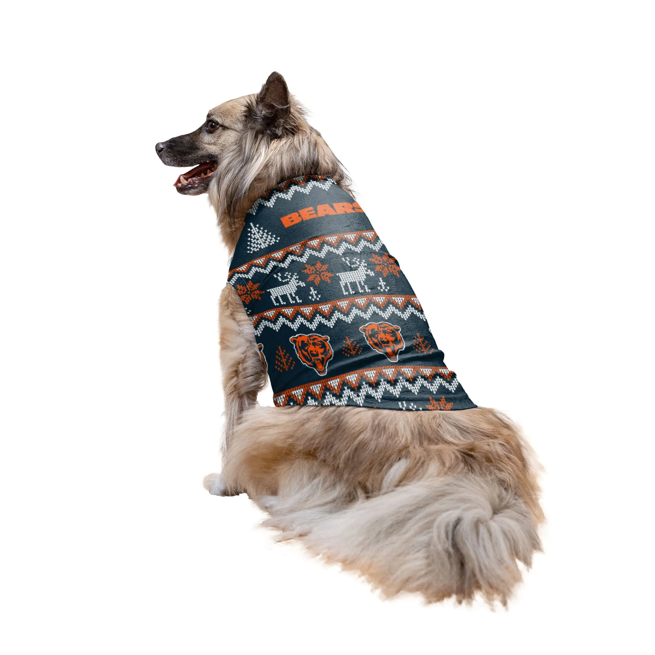 Chicago Bears NFL Ugly Pattern Family Holiday Pajamas