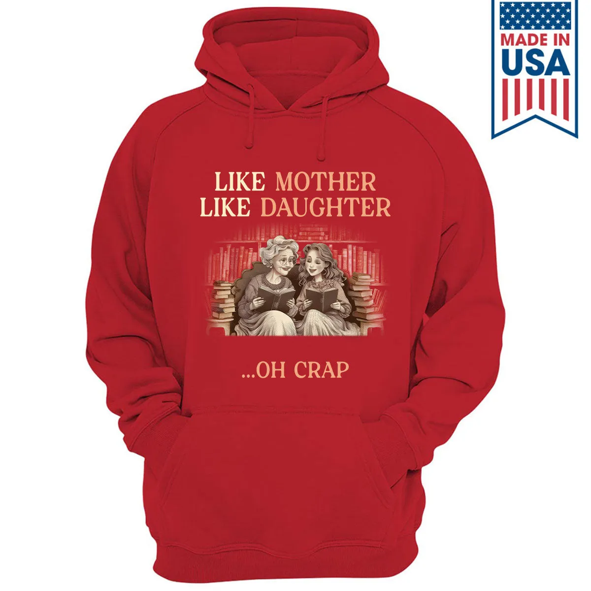 Custom Like Mother Like Daughter Book Lovers Gift HDB2030