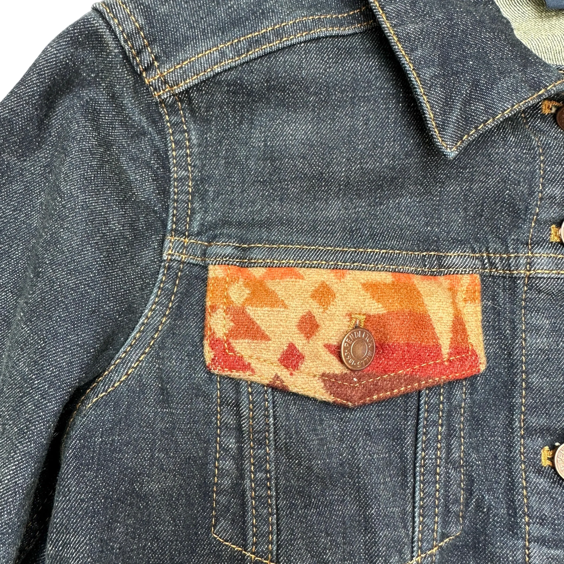Dark Wash Denim Jacket - XS