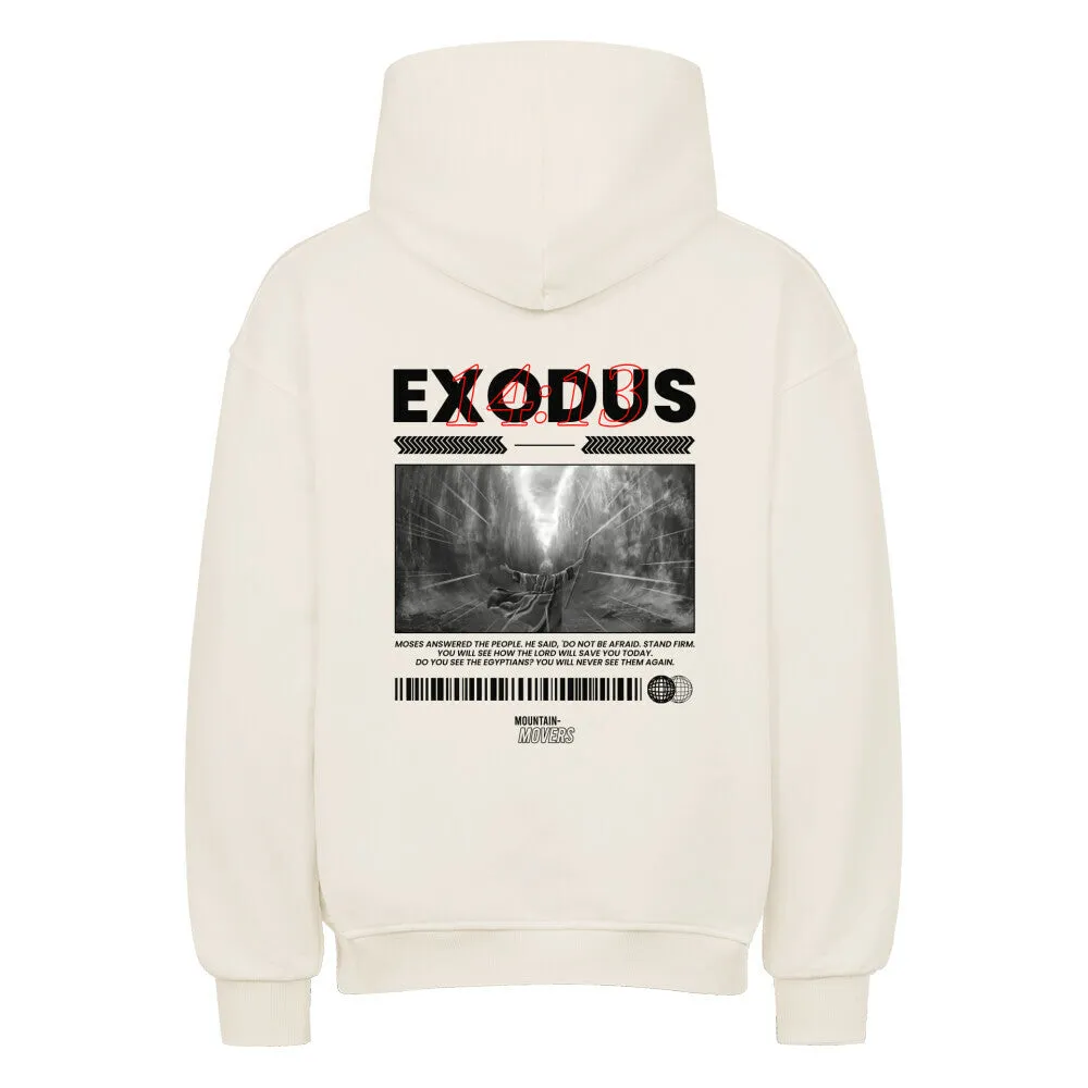 Exodus Oversized Hoodie BackPrint