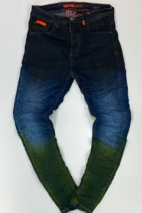 Hard Soda- two toned denim jeans