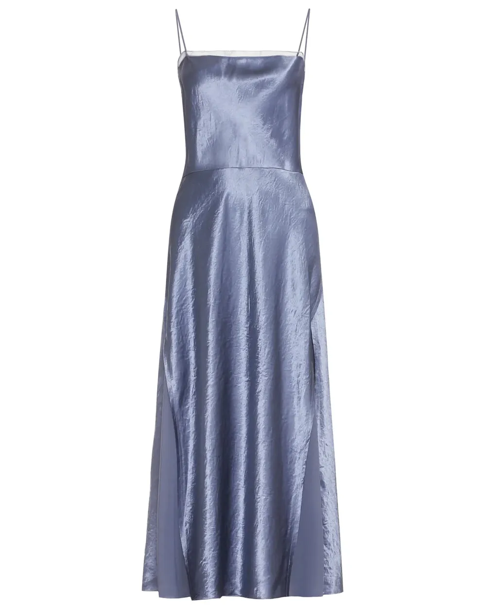 Iris Smoke Paneled Slip Dress