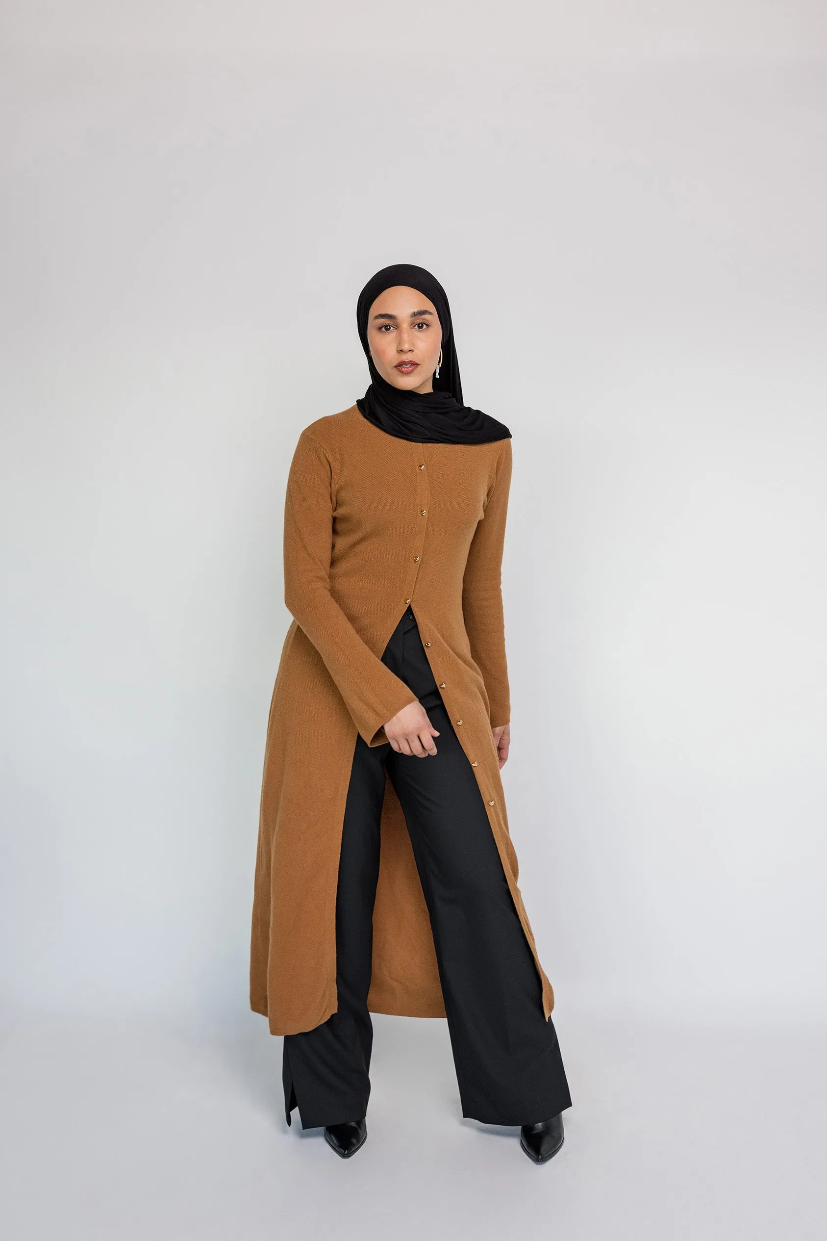 knit cardigan dress