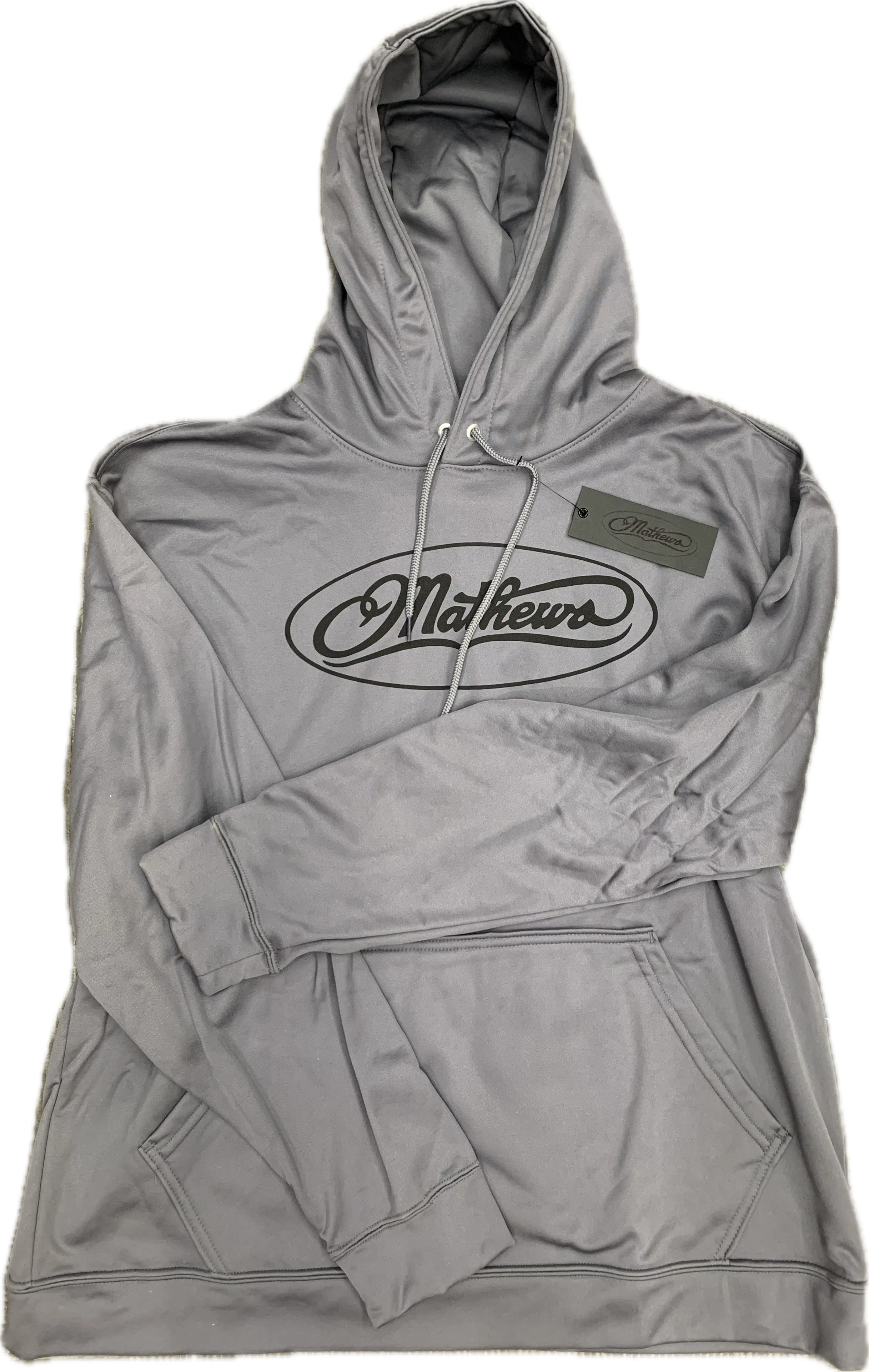 Mathews Grey Performance Hoodie
