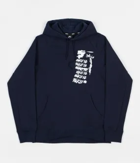Nike SB Icon Script Hoodie - Obsidian / White