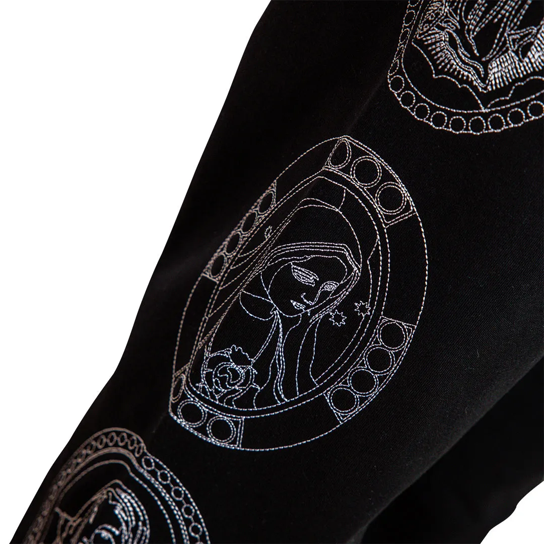 PLEASURES Virgin Zip Hoodie Black - SMALL