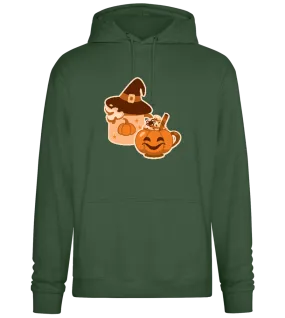 Scary Pumpkin Spice Design - Premium Essential Unisex Hoodie