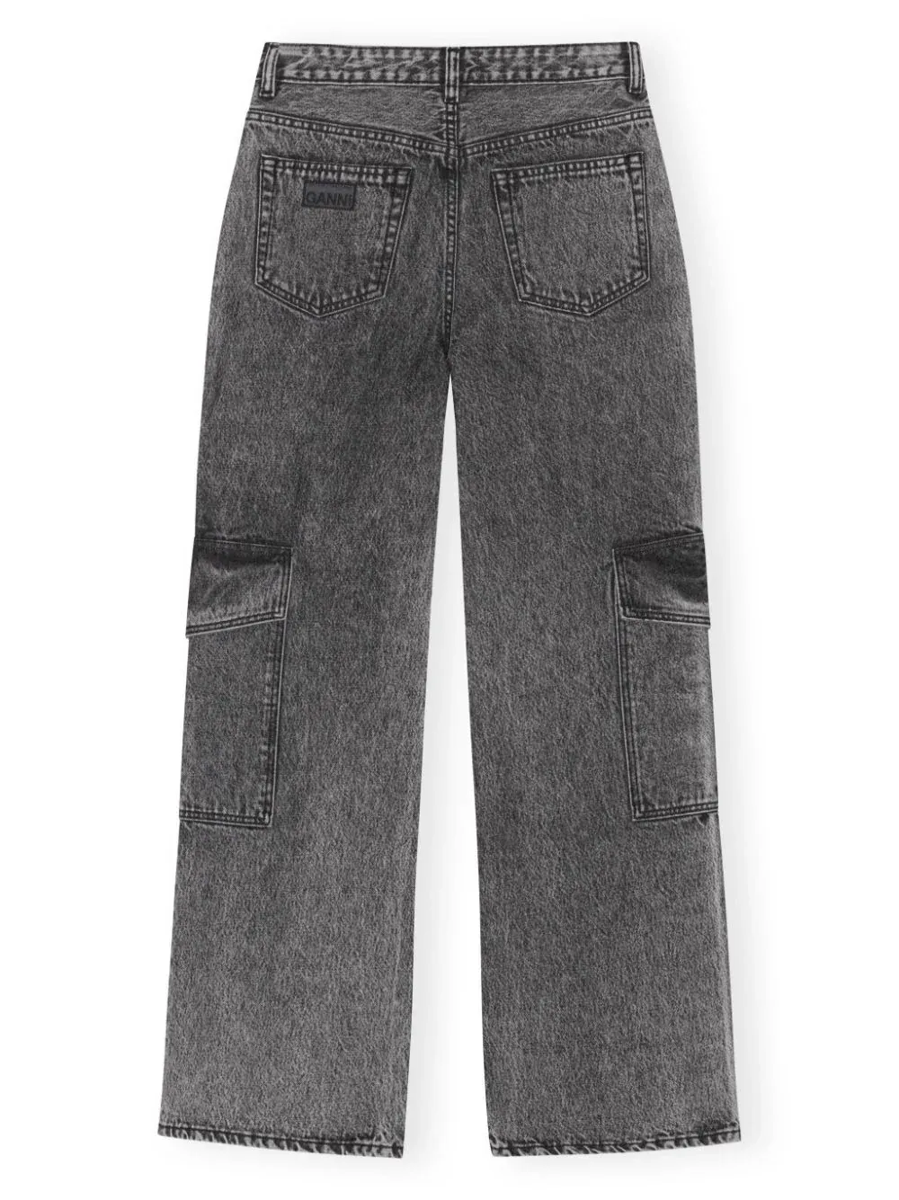 Snow Washed Denim Jeans