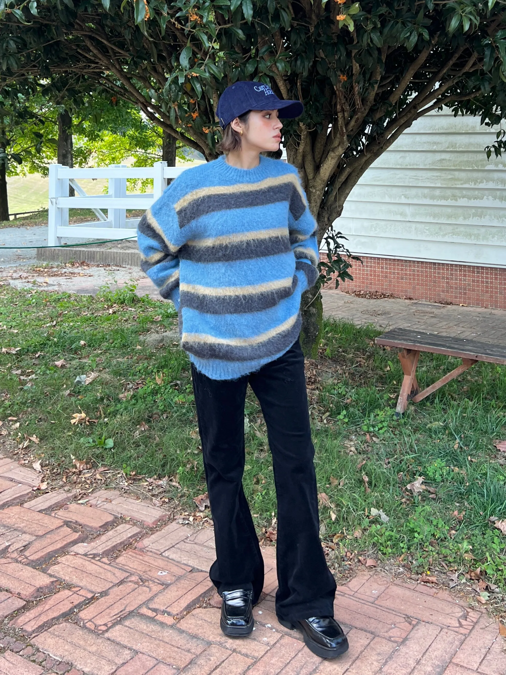 Stretch Corduroy Flare Pants