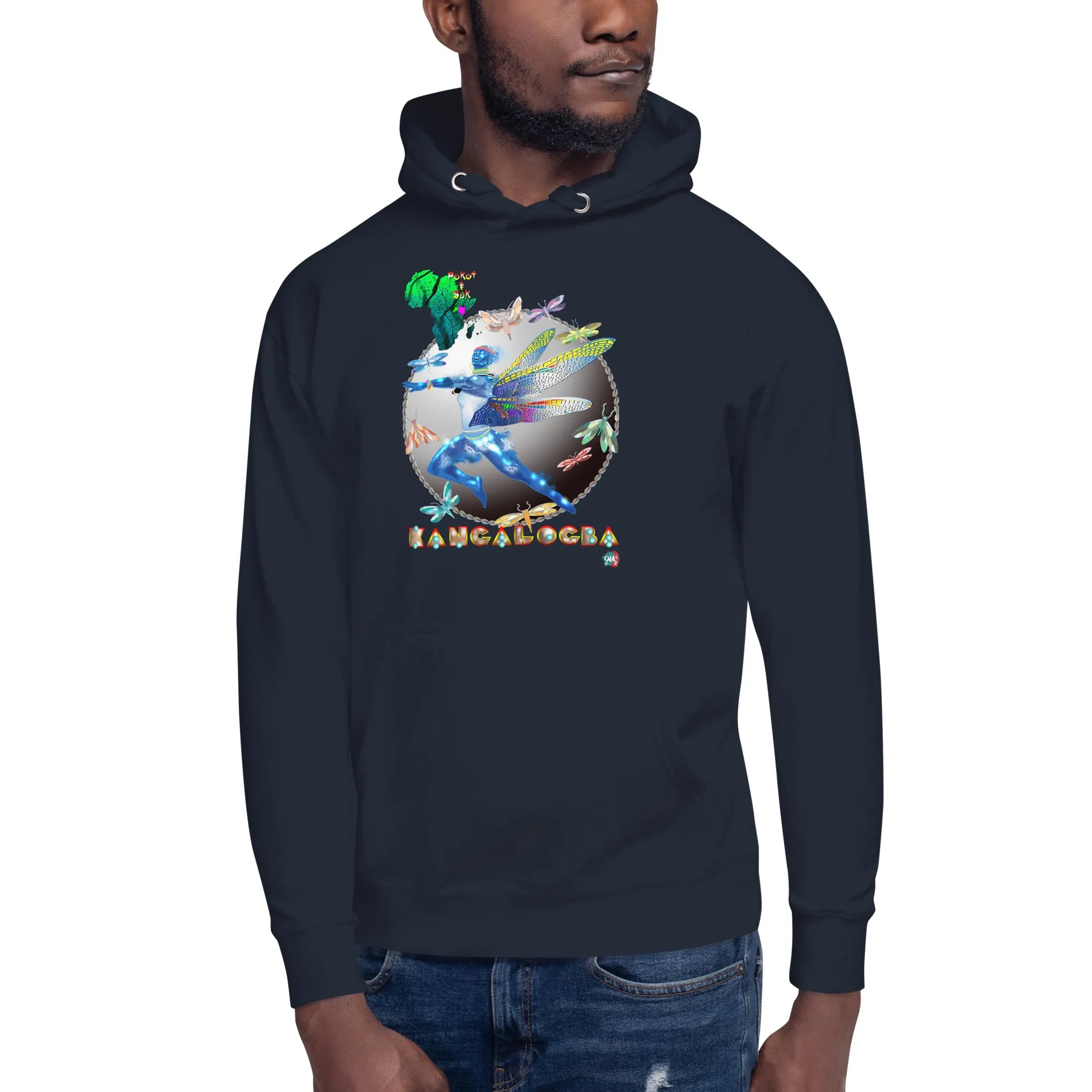 Unisex graphic Hoodie Afrikkan Pantheon (African Gods) Kangalogba
